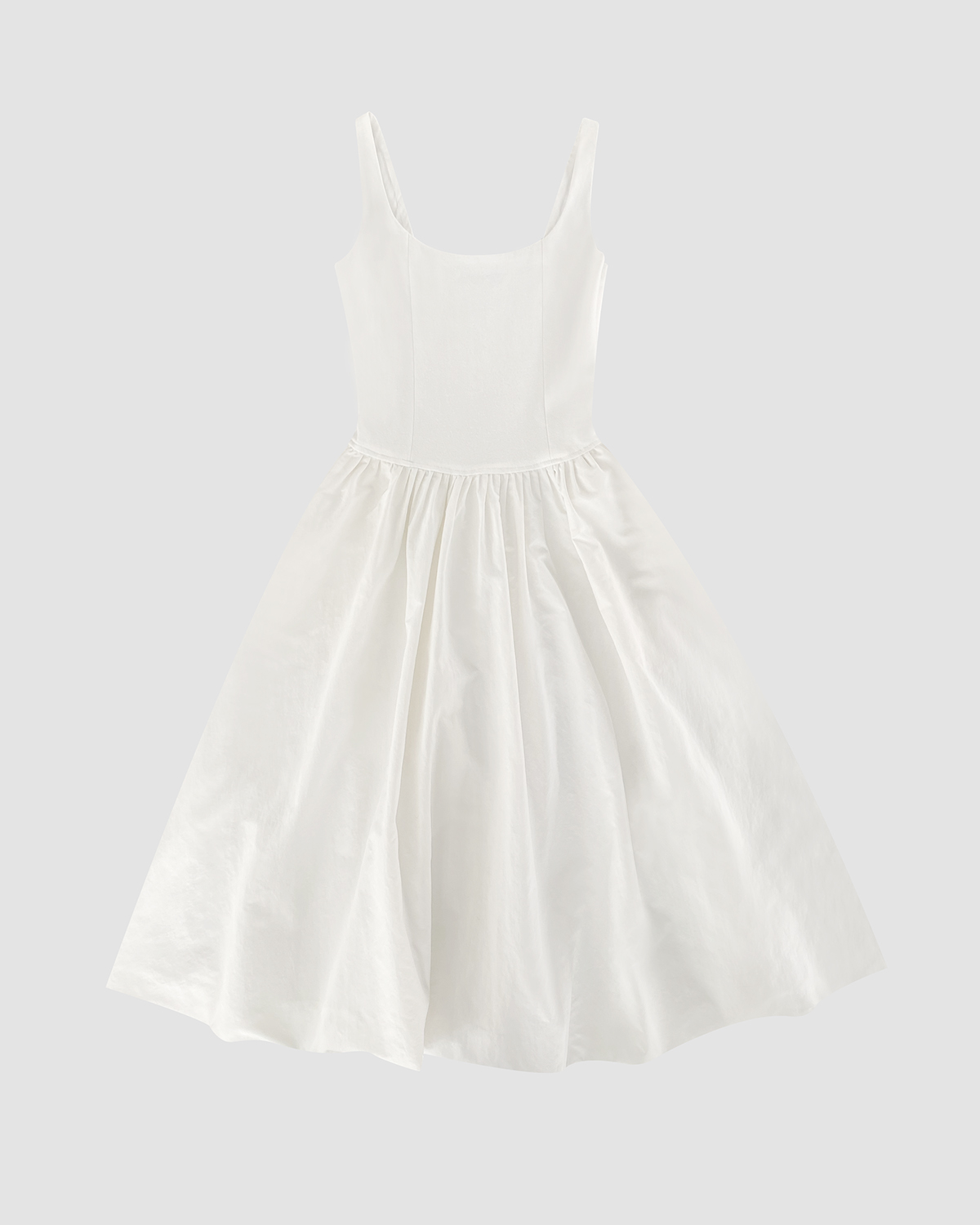 Tunda Jersey Dress - White