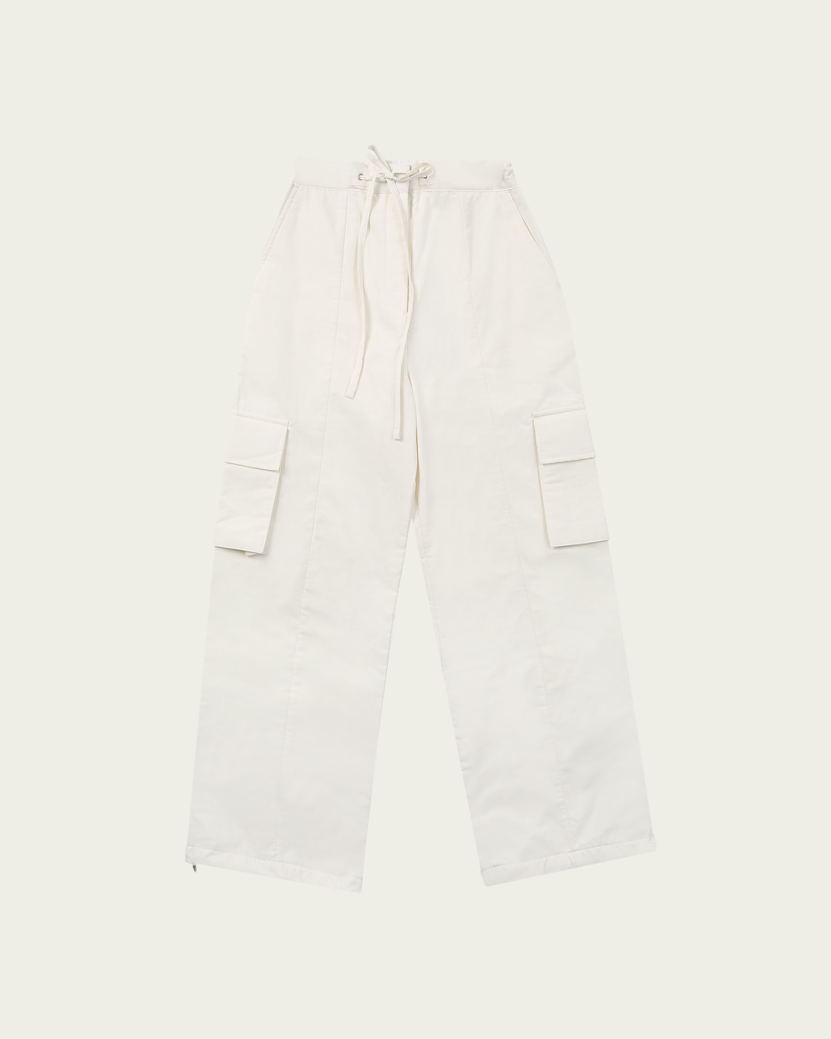 Tallos Padded Pocket Pants - White